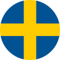 Ta del av innehållet på svenska. Svensk flagga